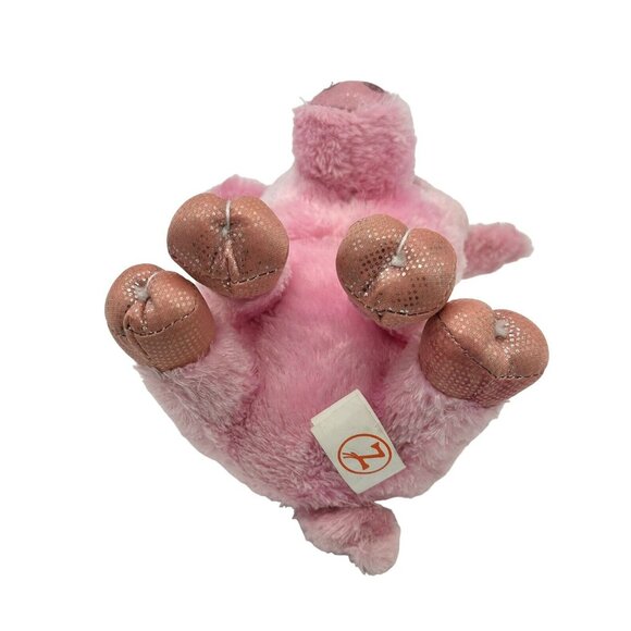 Pink Pig Plush Stuffed Animal Toy 6.5" Sitting Piglet MVP Group International - Picture 6 of 7